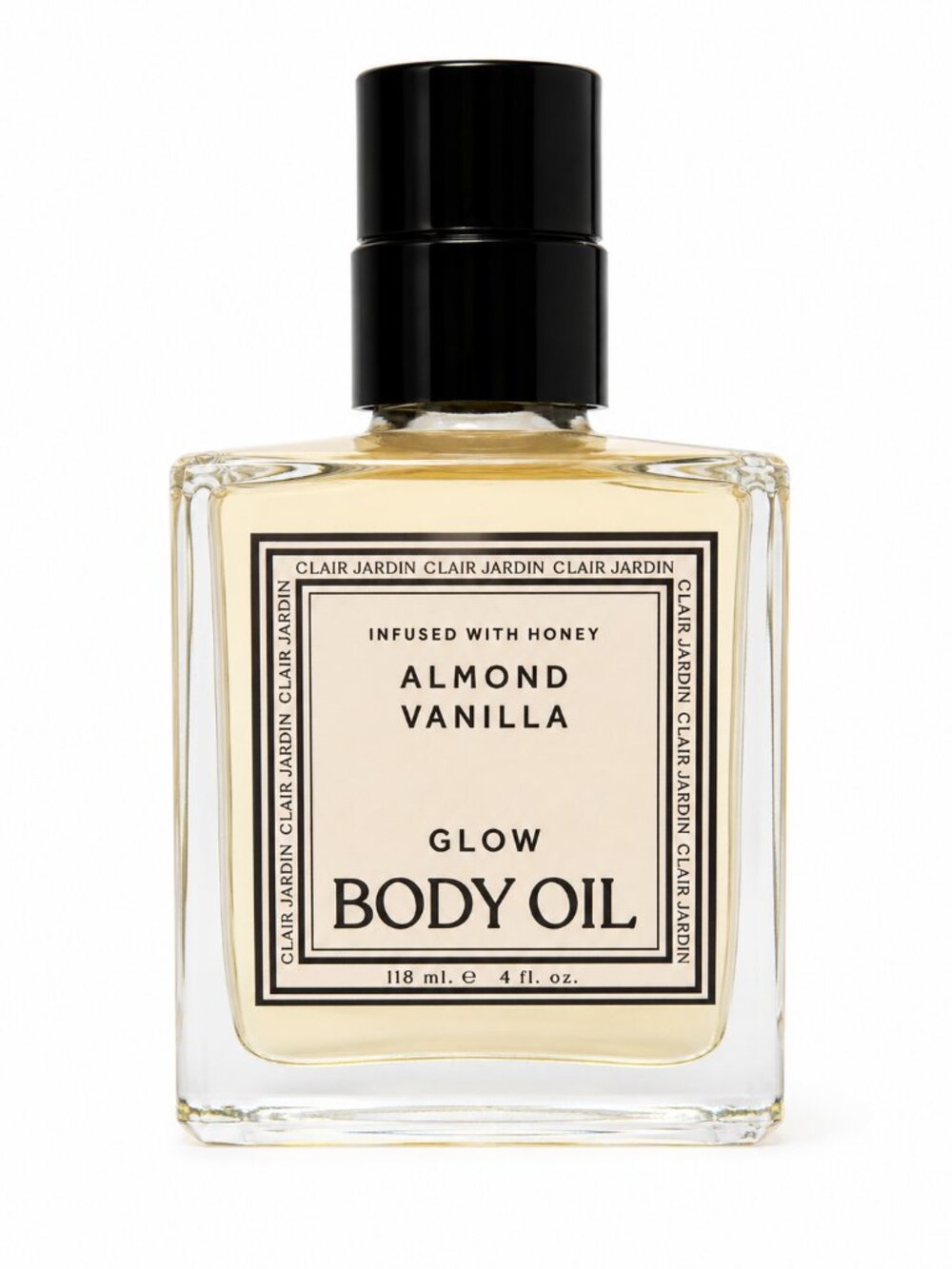Clair Jardin Almond Vanilla Glow Body Oil Infused with Honey 4 fl oz